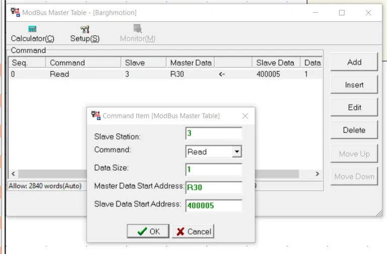 MODBUS FATEK4