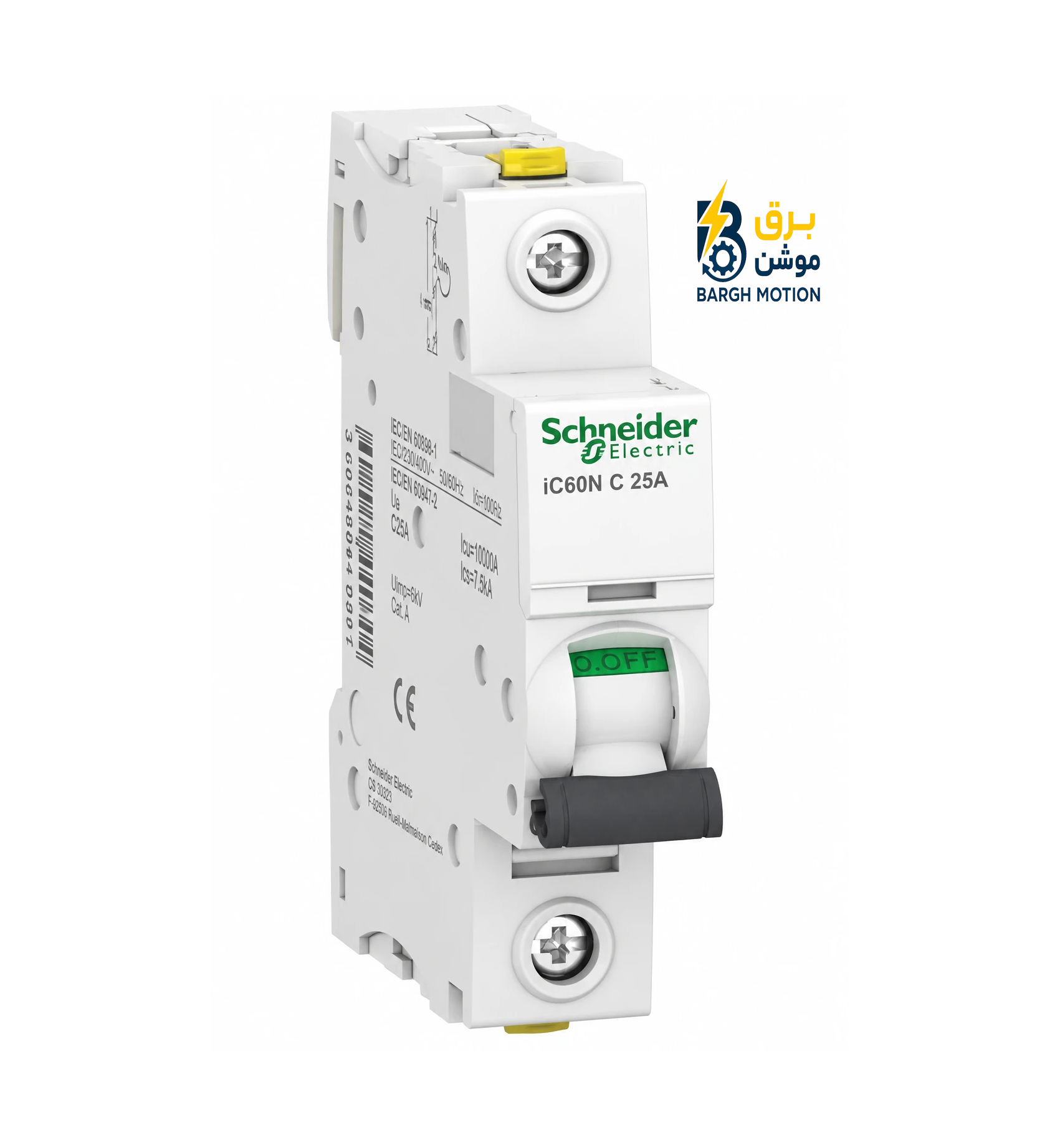 کلید مینیاتوری اشنایدر 25 امپر iC60N